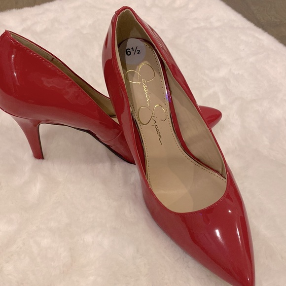 2 pair,Jessica Simpson, pointed toe heels, Size 6.5 - Picture 3 of 6
